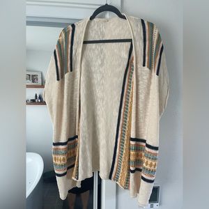 Lightweight bohemian sleeveless jacket